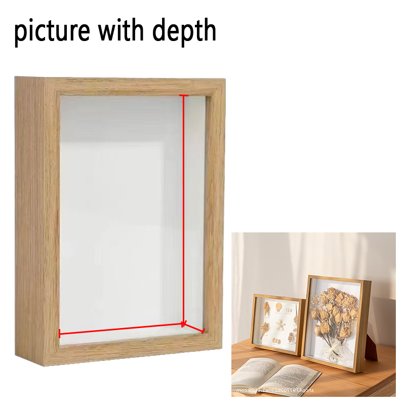 Bamboo Photo Frame - Molduras de Madeira 3D com Profundidade