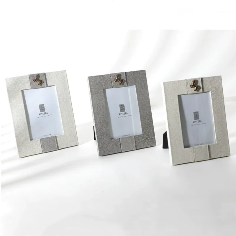 Acessórios de mesa em couro: c - Bamboo Photo Frame avaliação e preço