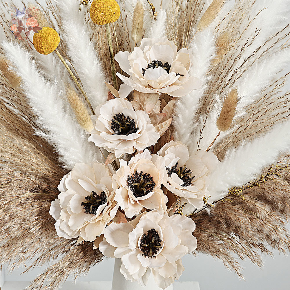 Buquê de flores artificiais fo - Pampas Grass Decor avaliação e preço