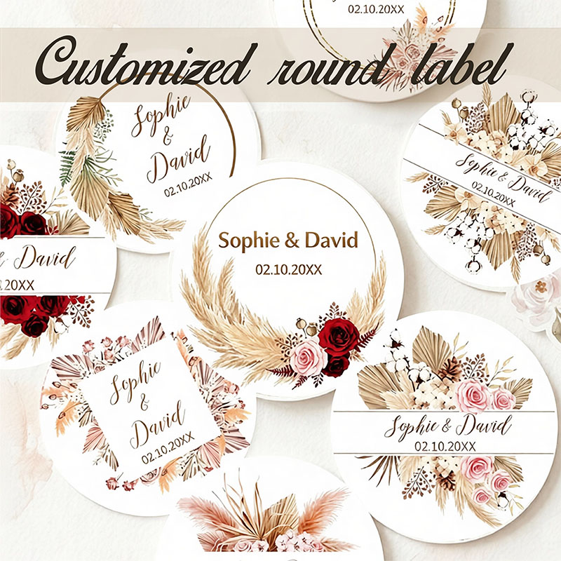 Adesivos Personalizados Boho p - Pampas Grass Decor avaliação e preço