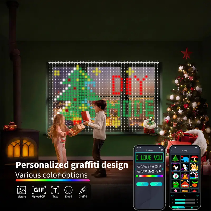 Luzes de Cortina LED Inteligen - Home Decor Free App avaliação e preço