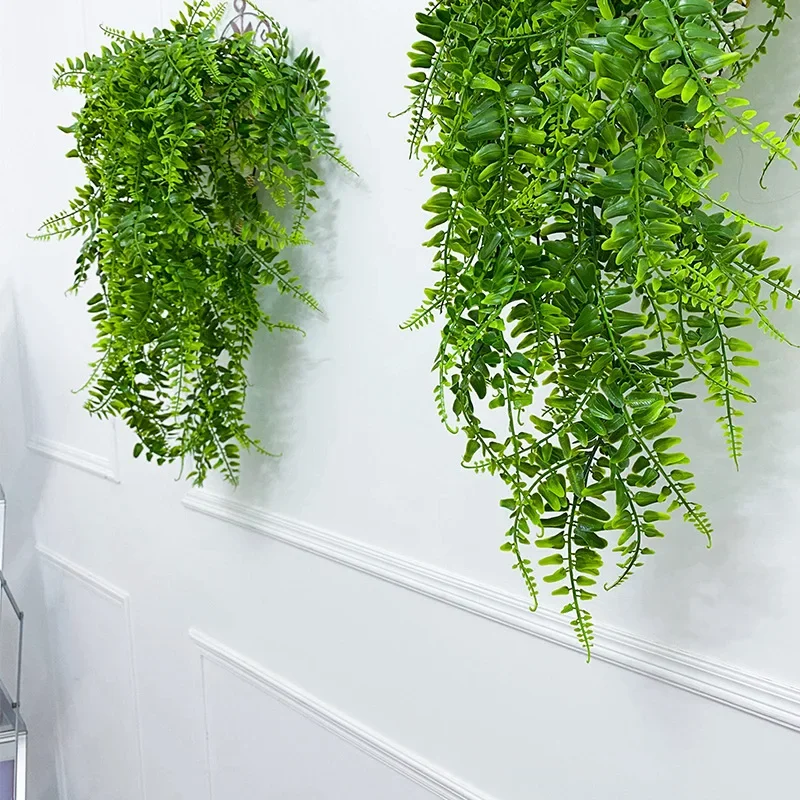 Plantas artificiais suspensas, - Rattan Plant Basket avaliação e preço