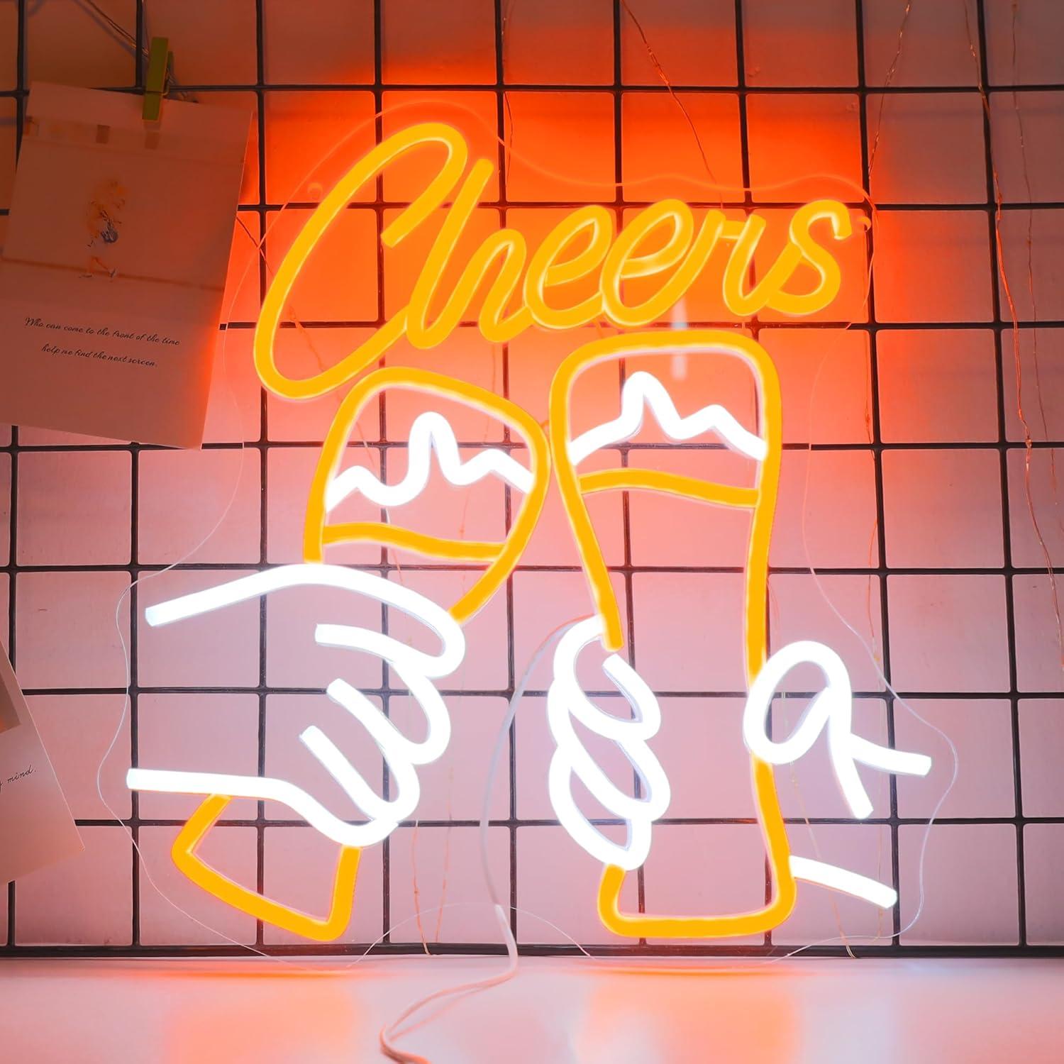 Letreiro Neon de Coquetel 
