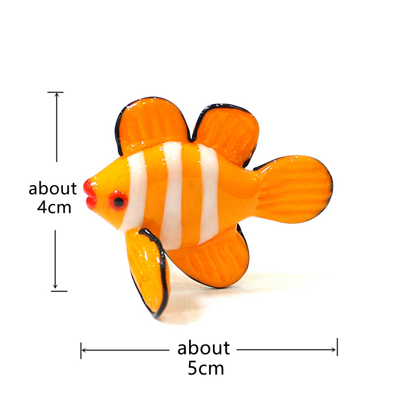 Peixe Palhaço De Vidro Murano  - Home Decor Za avaliação e preço
